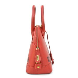 Balenciaga handle leather gold red shoulder bag Ville top